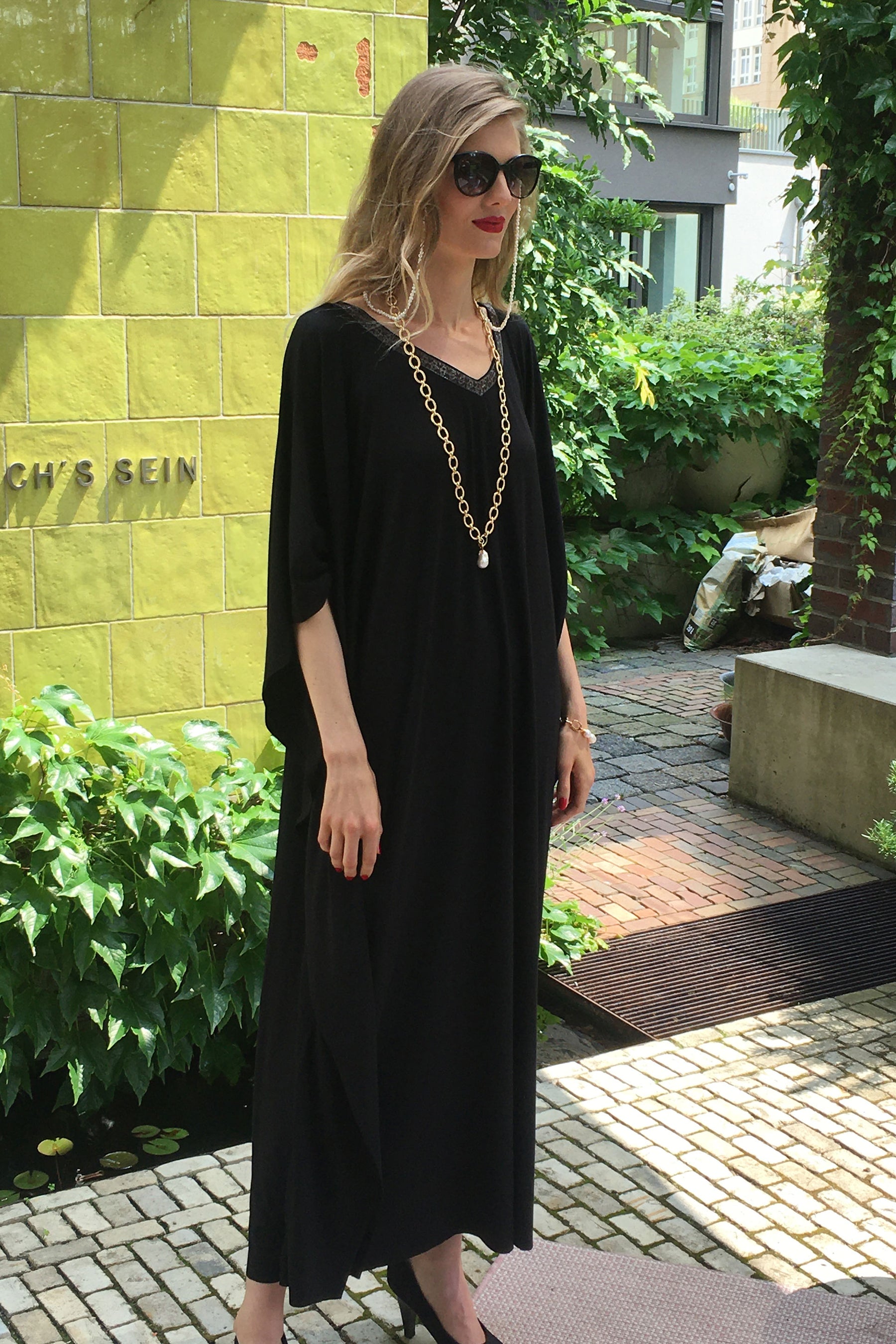 Hauskleid Schwarz