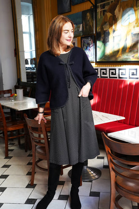 Schurwolljäckchen in Dunkelblau